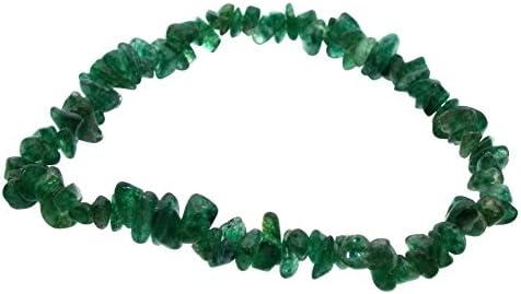 Green Aventurine Gemstone Chip Bracelet