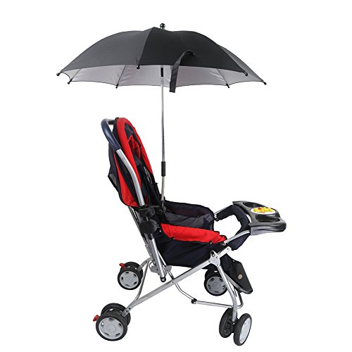 IntiPal Universal Kinderwagenschirm Sonnenschirm Regenschirm für Kinderwagen & Buggy - 4
