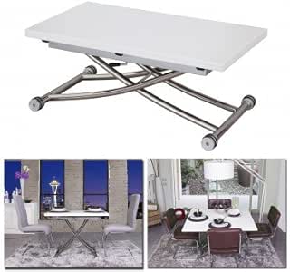 Nakura Rex Couchtisch, höhenverstellbar, ausziehbar, lässt sich in