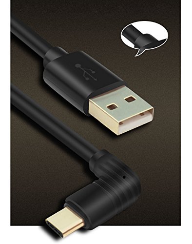 USB Typ C Kabel, AIBULO® Hallo-Speed-USB 3.1 Typ C USB-C Standard Typ A USB 3.0 Datenkabel für Nexus 6P, Nexus 5X, Pixel C, Lumia 950 / 950XL, Huawei Ascend P9 und andere Typ-C Unterstützte Geräte (1m, schwarz) - 4