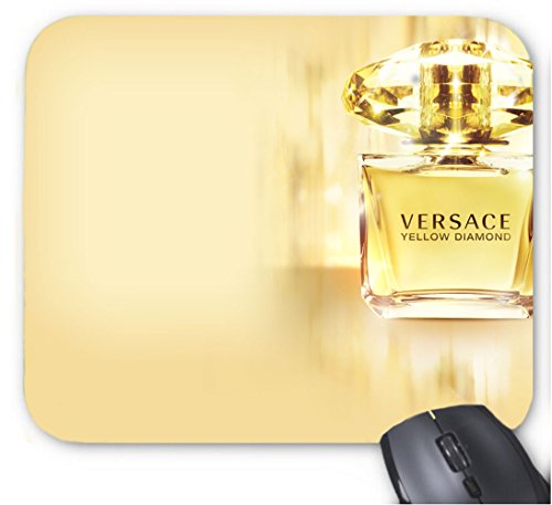 Preisvergleich Produktbild Überzeugte gelbe Diamant-Parfüm-Mausunterlage 7x8,66 Zoll