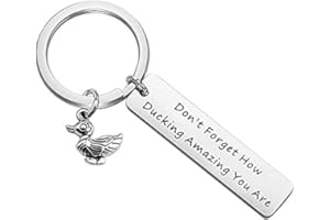 BAUNA - Portachiavi a forma di anatra, idea regalo