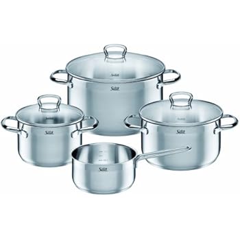 Silit 0016.6843.11 Topf-Set Toskana 4-teilig Edelstahl