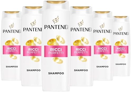 Pantene Pro-V Shampoo Ricci Perfetti 300ml per Ricci Crespi e Ribelli. Deterge e Protegge i Legami del Capello per Capelli dall'Aspetto Sano. Senza Olio Minerale e Coloranti. Con Active Nutri-Plex