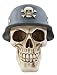 Produktbild Schädel Sparkasse mit deutschem Stahlhelm Totenkopf Totenschädel Figur