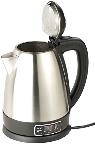 Rosenstein & Söhne Edelstahl-Wasserkocher mit Temperatur-Wahl, 1,8 Liter, 1.800 Watt - 4