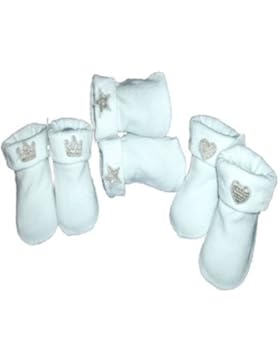 BamBam Socken weiß mit Stern/Herz oder Krone