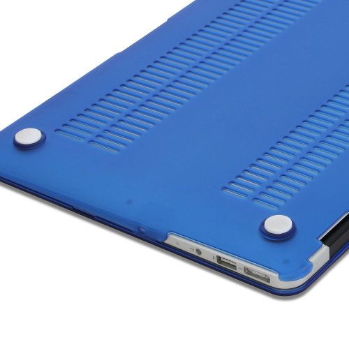 GMYLE(R) Harter Fall Frosted Für MacBook Air 11 inch – Blau 3 in 1 gummierte (Gummi beschichtet) Harte Fall – Silicon Tastaturschutz – Klar LCD Displayschutzfolie - 6