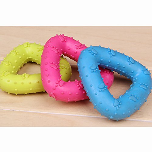 Rubber-Pet-Dog-Triangle-Funny-Chewing-Tranining-Toy-For-Teeth-Healthy-Random-Color