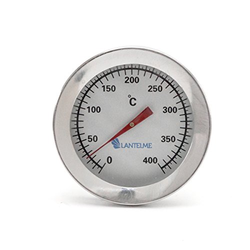 Lantelme 400 Grad C Einstich Bratenthermometer mit Konus Edelstahl Bimetall analog rund - 2