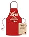 Produktbild Soreso Design Geschenkidee Geburtstagsgeschenk Koch-Schürze Grill-Schürze Beste Mama Weil Geburtstag Muttertag Frauen Geschenk Küche Farbe:rot