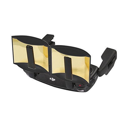 Owoda Foldable Parabolic Antenna Signal Range Booster Extended Range Remote Controller Transmitter FPV Signal Enhance Board for DJI Mavic Pro / Spark (Black)