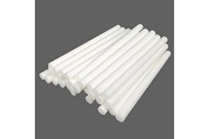 LAHVIUU Luftbefeuchter Sticks,30 Stück Baumwollfilter Nachfüllstäbchen Luftbefeuchter Baumwolle Sticks Nachfüllung Filter Ersatz Dochte,für Tragbare Persönliche USB Schlafzimmer Humidifier,7 * 120mm