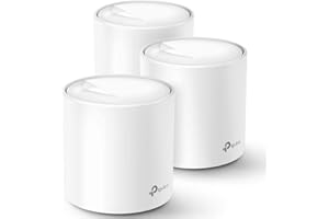 TP-Link Deco WiFi 6 Mesh System(Deco X20) - Covers up to 5800 Sq.Ft, Replaces Wireless Routers and Extenders(3-Pack, 6 Ethernet Ports in total, supports Wired Ethernet Backhaul)