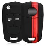 ELÁSTICA: La cubierta de TPU se adaptará perfectamente a tu llave de automóvil debido a su silicona flexible. El cover de color rojo / negro es resistente a la rotura y antideslizante.
