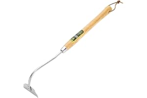 Spear & Jackson 3110KEW Kew Gardens Collection Stainless Steel Onion Hoe 12" Handle, Blue