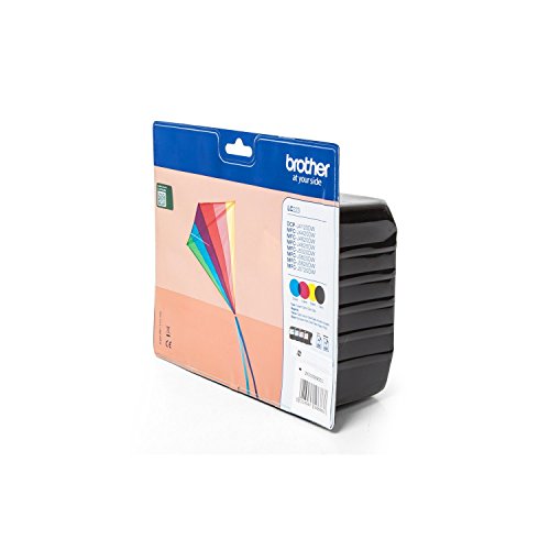 Original Tinte passend für Brother MFC-J 5320 DW Brother LC223VALBPDR,LC-223 VAL BPDR LC-223 VAL BPDR - 1x Premium Drucker-Patrone - Schwarz, Cyan, Magenta, Gelb - 550 Seiten