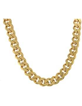 Panzerkette o. Panzerarmband Gold Doublé o. Rotgold Doublé o. versilbert Halskette Armband Goldkette Herren-Kette...