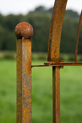 Rosenbogen Metall Breite: ca. 105 cm Rost Rankbogen - 4