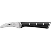 Tefal Ice Force Curved Peeler Knife 7 cm, Stainless Steel | Ice Force Technology -184&deg;F, Corrosion Resistant Blade, Riveted H