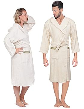 Tivoli Bamboo Line / Bademantel / Saunamantel / Morgenmantel / Unisex / 60% Baumwolle 40% Bambus / Premiumqualität...
