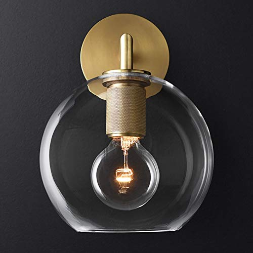 Preisvergleich Produktbild LIGHTLAMPER Ausgezeichnet / Wandleuchte / Modern / Sphärisch / Glas / Gewinde / Kupfer / Wandlampe / Kunst / Dekoration / innenbeleuchtung / Spiegelfront / Schlafzimmer / Wohnzimmer / Warmweiß / E27