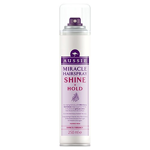 Aussie Miracle Shine + Hold Hairspray, 250 ml - Pack of 6