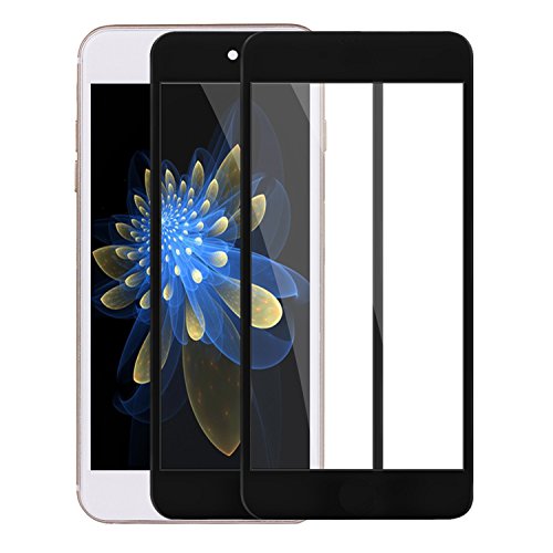 ZXK 2 Stücke iPhone 6 /6S Panzerglas Displayschutzfolie 9H Hartglas Tempered Glass 3D Full Screen ultra-dünn Schutzfolie 100% durchsichtiger Panzerglas Screen Protector 3D- Schwarz und Schwarz