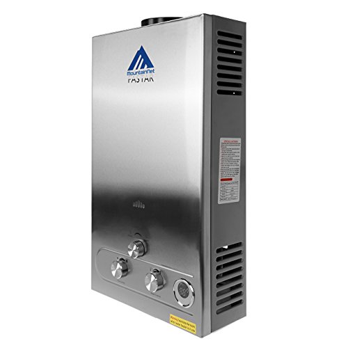 Ridgeyard 12L LPG Propan Gas Tankless Instant Heißwasserbereiter mit Duschkopf - 4
