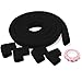 Premium 2m Length Table Edge Guard Childproofing Guard Corner Cushion Protector Edge Bumper + Four Corners(Black, U style) M-HG002BU