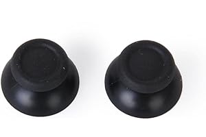 Tiuimk Lot de 2 joysticks de rechange pour manette de PS4 Noir