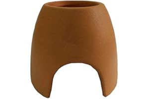 OMEM Cueva de humidificación para escondite de reptiles con lavabo para Gecko, lagarto (L)