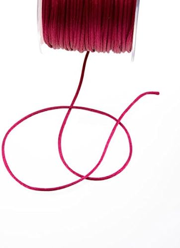 Deko AS GmbH Silk Cord 2 mm 100 m Roll – 29031 309 Bordeaux/R 002