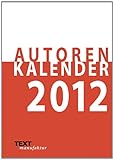 Autorenkalender, Taschenkalender 2012 by 