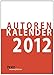 Autorenkalender, Taschenkalender 2012 by 