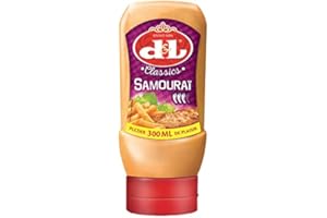 ‎FUFSAWS D&L Belgische Gourmet - Samourai Sauce in der Squeeze-Flasche, 6er Pack (6 x 300 ml)
