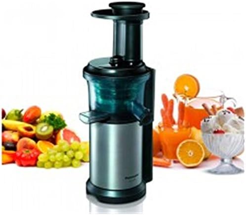 Panasonic MJ-L500 Slow Juicer Sistema di Estrazione, Senza Lame, Acciaio