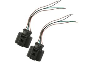 PA PRODUCTS Pair of 4 Pin Map Sensor Connectors 1J0973704 For VW Audi Seat Skoda Plug Socket Wiring Repair