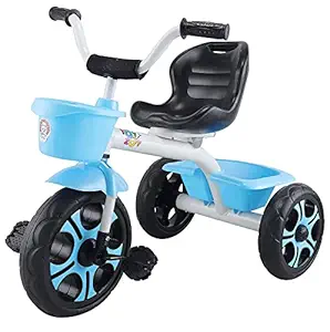 JoyRide Roadster Baby Toddler Trike, with Big Front Wheel Compact Lightweight Kids Trike (Blue)