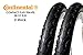 Produktbild 2 Stück 28" Zoll CONTINENTAL Contact Plus Travel Fahrrad Reifen 37-622 Mantel Decke 28 x 1 5/8 Reflex Streifen tire schwarz