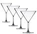Produktbild 4 x PREMIUM Martini Cocktail polycarbonates aussehen Echt Glas kaufe unzerbrechlich kunststoff. ideal für Picknick Outdoor Pool, BBQ, Garten waschbar und wiederverwendbar Geschirrspüler sicher
