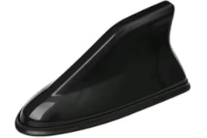 CRTATE Antena Aleta Tiburon, para Alfa Romeo GT Q2 Romeo 147 156 159 Giulietta Mito Antena Aleta Tiburon para Techo Antena Decoración Coche Amplificador Señal Accesorios Coche,A