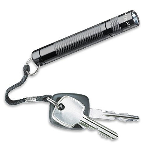 Mag-Lite 8 cm Mini Taschenlampe, LED Solitaire bis zu 37 Lumen, inklusive 1 Micro-Batterie und Schlüsselanhängerschlaufe, schwarz, J3ADN2E - 3