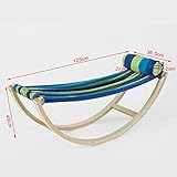 SoBuy® Hängematte, Kinderhängematte , Schaukel für Kinder, Schaukelliege FST33-J - 4