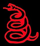 konturge cortes, 1 x alta calidad Metallica Logo, Snake Pegatinas/decorativo para luna trasera de coche, Laptop, vinilo, (aprox. 10 cm)/puntas Calidad. + Color a elegir