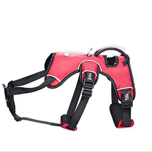 Preisvergleich Produktbild PLDDY Hundeleine, Hund Brustgurt Leine Hundekette explosionsgeschützt Punch Große Hundeleine Halsband K9 / 3 Farbe (Farbe : B, größe : S)
