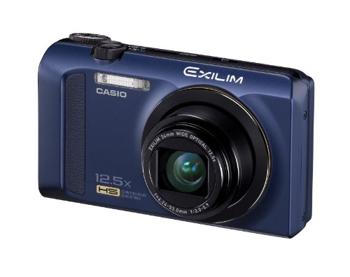 Casio Exilim EX-ZR200 Digitalkamera (16 Megapixel, 12-fach opt. Zoom, 7,6 cm (3 Zoll) Display, bildstabilisiert) blau Casio Exilim EX-ZR200 Digitalkamera (16 Megapixel, 12-fach opt. Zoom, 7,6 cm (3 Zoll) Display, bildstabilisiert) blau