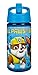 Produktbild Scooli PPUT9914 - Aero Sportflasche aus Kunststoff mit integriertem Strohhalm, BPA und Phthalat frei, Paw Patrol mit Chase, Rubble und Marshall, ca. 400 ml