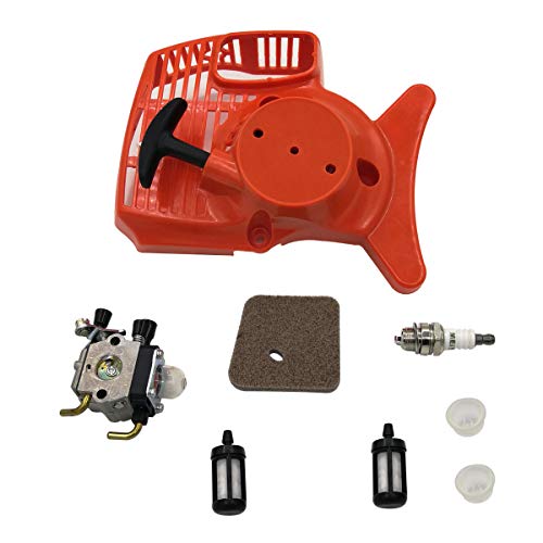 détail Shioshen Recoil Starter Carburateur Carburateur Air filtre à carburant kit pour Stihl Fs46 C FS46 FS45 FS38 Fc55 Hl45 Fs55rc FS 55 tondeuse Bordure Weedeater