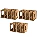 Produktbild Likeluk 3er Set CD DVD Regal Ständer Wandregal Hängeregal Bücherregal Büroregal Bücherregal, 30,5 × 15 × 17cm